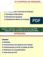 c1- O Planejamento e Controle Da Produção