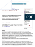 Comunicação Empresarial Versus Comunicação Organizacional_ Novos Desafios Teóricos