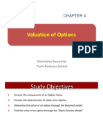 Chap4 Valuation of Options (Derivatives)