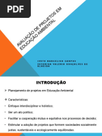 Avaliação de Projetos Em Educação Ambiental