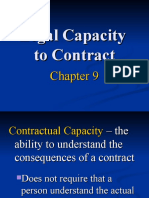 Legal Capacity To Contract