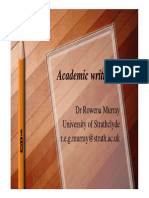 36 Academic Writing-Dr Rowena Murray