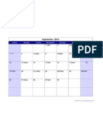 Example Calendar