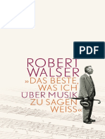 Das Beste, Was Ich Uber Musik - Robert Walser