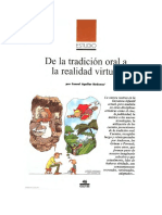 Aguilar Ródenas, Consol - de La Tradición Oral A La Realidad Virtual PDF