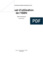 Manuel d'Utilisation de l'ISBN_6e_2012