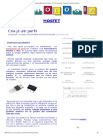 Mosfet Explicación Partes y Funcionamiento Facil Del Transistor Mosfet PDF