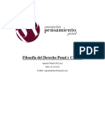 Filosofía del Derecho Penal y Castigo - Trabajo Final