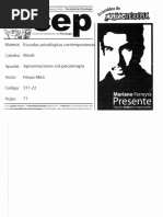 Aproximaciones A La Psicoterapia, Feixas y Miró PDF | PDF