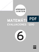Aprender Juntos Matematicas 6 Evaluaciones PDF