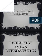 Oriental and Asian Literature