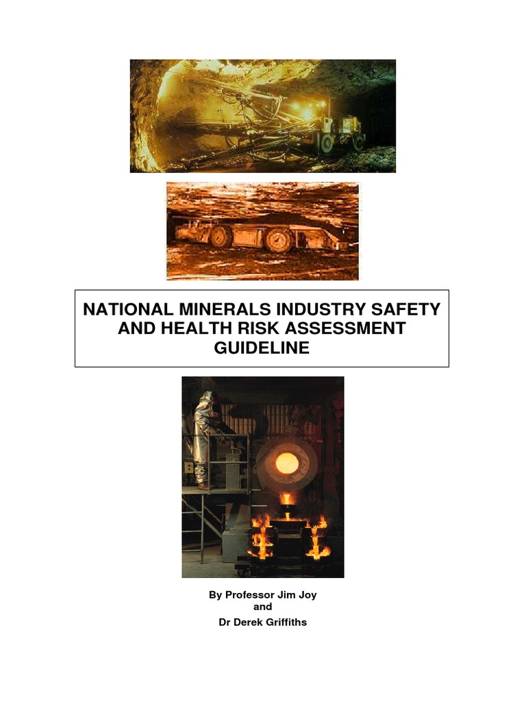 JOY, Jim GRIFFITHS, Derek. National Minerals Industry Safety and Health ...