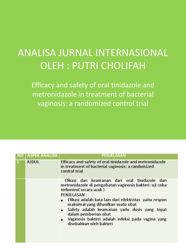 ANALISA JURNAL INTERNASIONAL farmakologi kebidanan