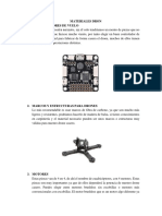 Materiales para Dron