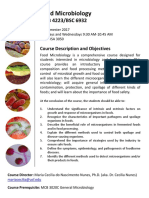 Food Microbiology: MCB 4223/BSC 6932