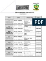 Jadual Peperiksaan Tingkatan 4