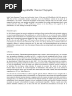 Biografía de Clausius Clapeyrón