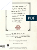 FRAY BERNARDINO de SAHAGÚN, Coloquios y Doctrinas (Ed, Fascimilar M. León Portilla), 1986