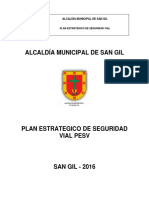 Pesv Municipio de San Gil 2016 Lista de Preoperacional