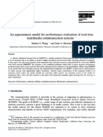 An Approximate Model For Performance Evaluation of Real-Time Multimedia Communication Systems