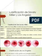 Clasificaciones Savary-Miller y Los Ángeles esofagitis