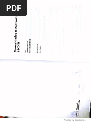 Debbie Epstein Y Richard Johnson Sexualidades Nacionalidades Y Escuelas