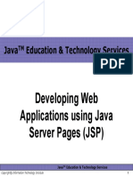 Developing Web Applications Using Java Server Pages (JSP) Final PDF