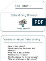 DM Online UNIT 1 P1 Data Mining Concepts PDF