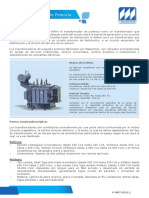 Ficha - Trafo de Potencia PDF
