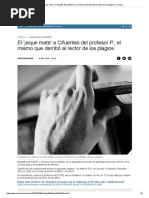 El 'Jaque Mate' a Cifuentes Del Profesor P., El Mismo Que Derribó Al Rector de Los Plagios _ Crónica