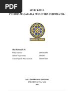 Download STUDI KASUS PT Citra Maharlika Nusantara Corpora Tbk by Willytanz SN377028802 doc pdf