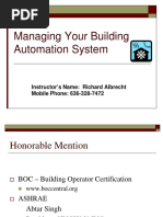 Managing Your Building Automation System