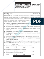 RRB ALP Memory Based Question Paper 1