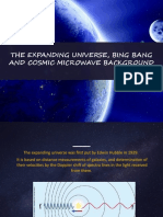 The Expanding Universe, Bing Bang and Cosmic