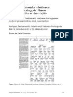 Antigo Testamento Interlinear Hebraico-Portugues B