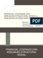 STRUKTUR MODAL DAN KEBIJAKAN DIVIDEN