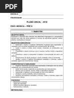Plano Anual música