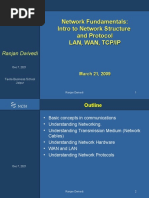 Network Fundamentals: Intro To Network Structure and Protocol Lan, Wan, Tcp/Ip