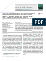 Surface Functionalization of Styrenic Block Copolymer Elastomeric With Hyaluronic Acid PDF