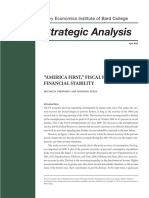 Amercia First Fiscal Policy and Financial Stability