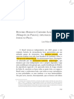 Honório Hermeto Carneiro Leão (Marquês de Paraná) - Diplomacia e Poder No Prata - Pensamento Diplomático Brasileiro Parte 1