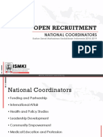 ISMKI Nasional - Open Recruitment NC ISMKI 2018