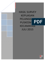 Bukti Pelaksanaan Survei (SKP) 2015