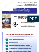 Env Chemistry Week3 Feb2018