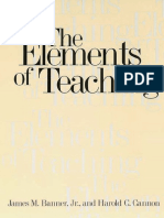 Banner, Cannon - The Elements of Teaching, Yale, 1997 PDF