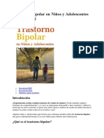 Trastorno Bipolar en Niños y Adolescentes