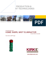 KIRK KSME Axial Cyclone Swirl Mist Eliminators PDF