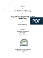 Punjab Police Digital FIR System 