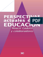 Moacir Gadotti Perspectivas Actuales de La Educacion