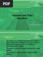 Chapter - 7: Options and Their Valuation